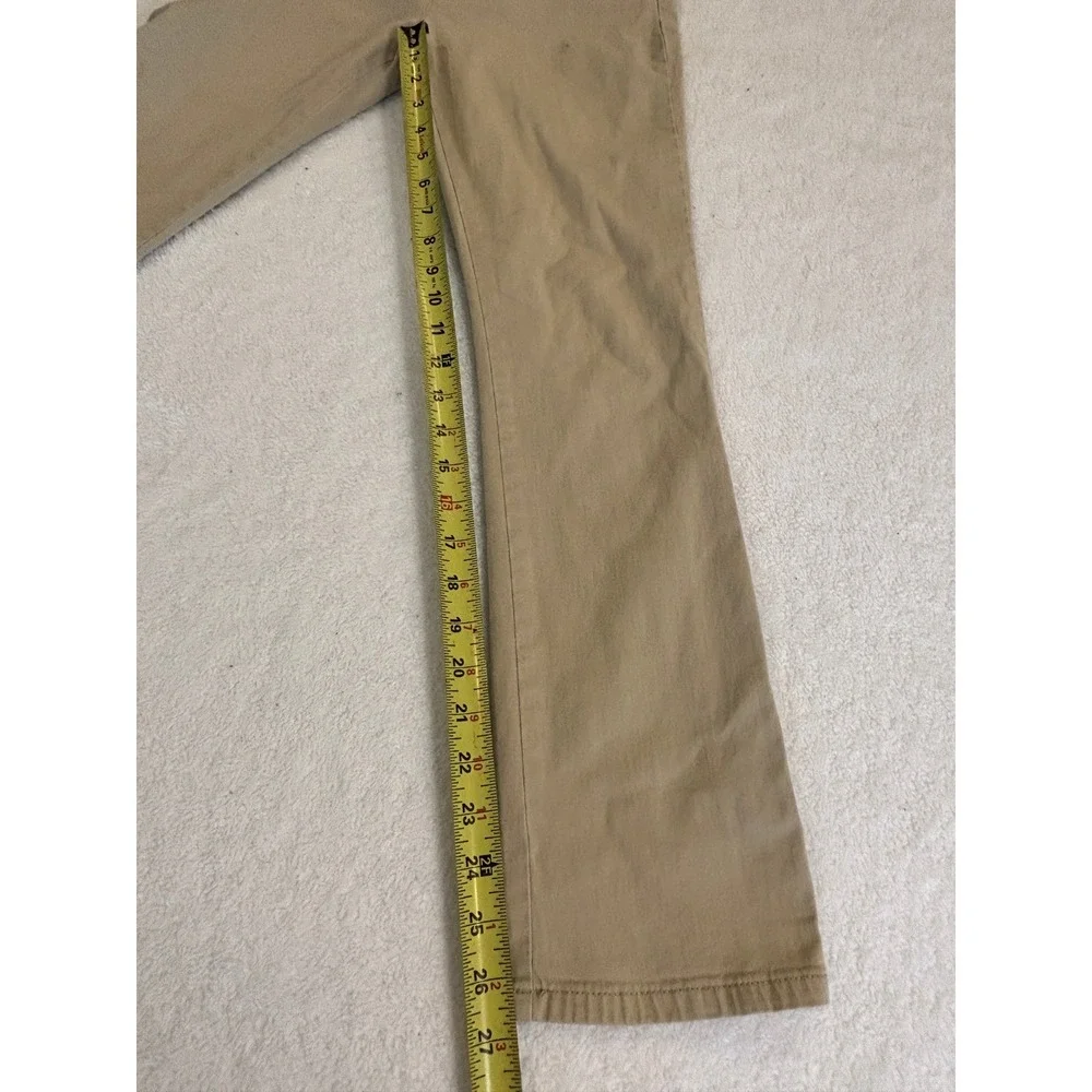 The Childrens Place Girls‎ Khaki Chino Pants Tan School Uniform Size 16 Slim Leg